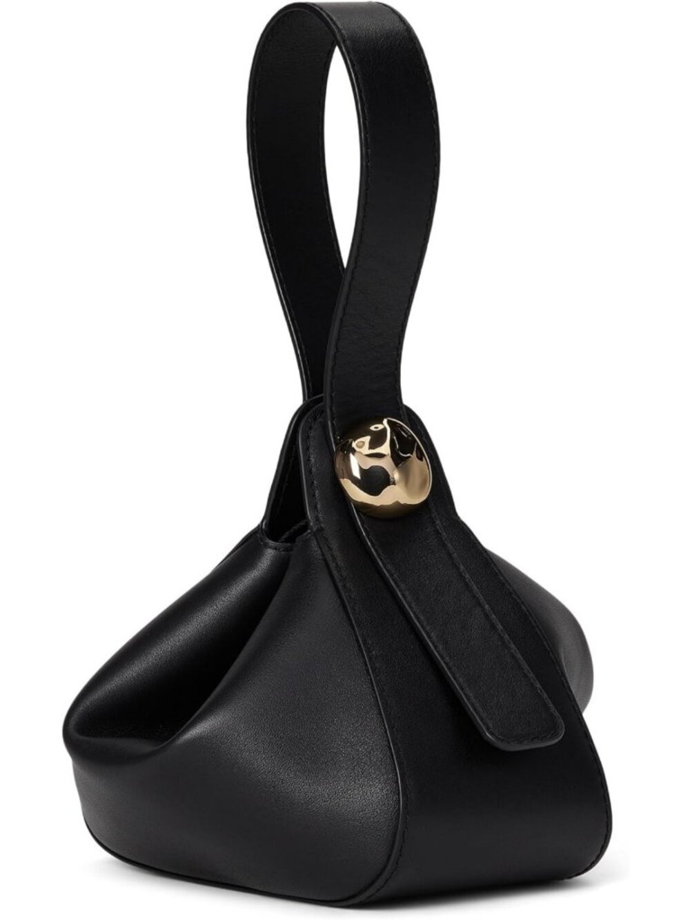 Sculpted Metal Wristlet Bag | Chic Clutch for Evening Out | Stylish Accessory